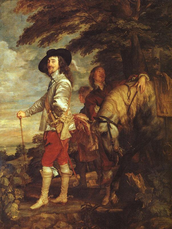 DYCK, Sir Anthony Van Charles I: King of England at the Hunt drh China oil painting art